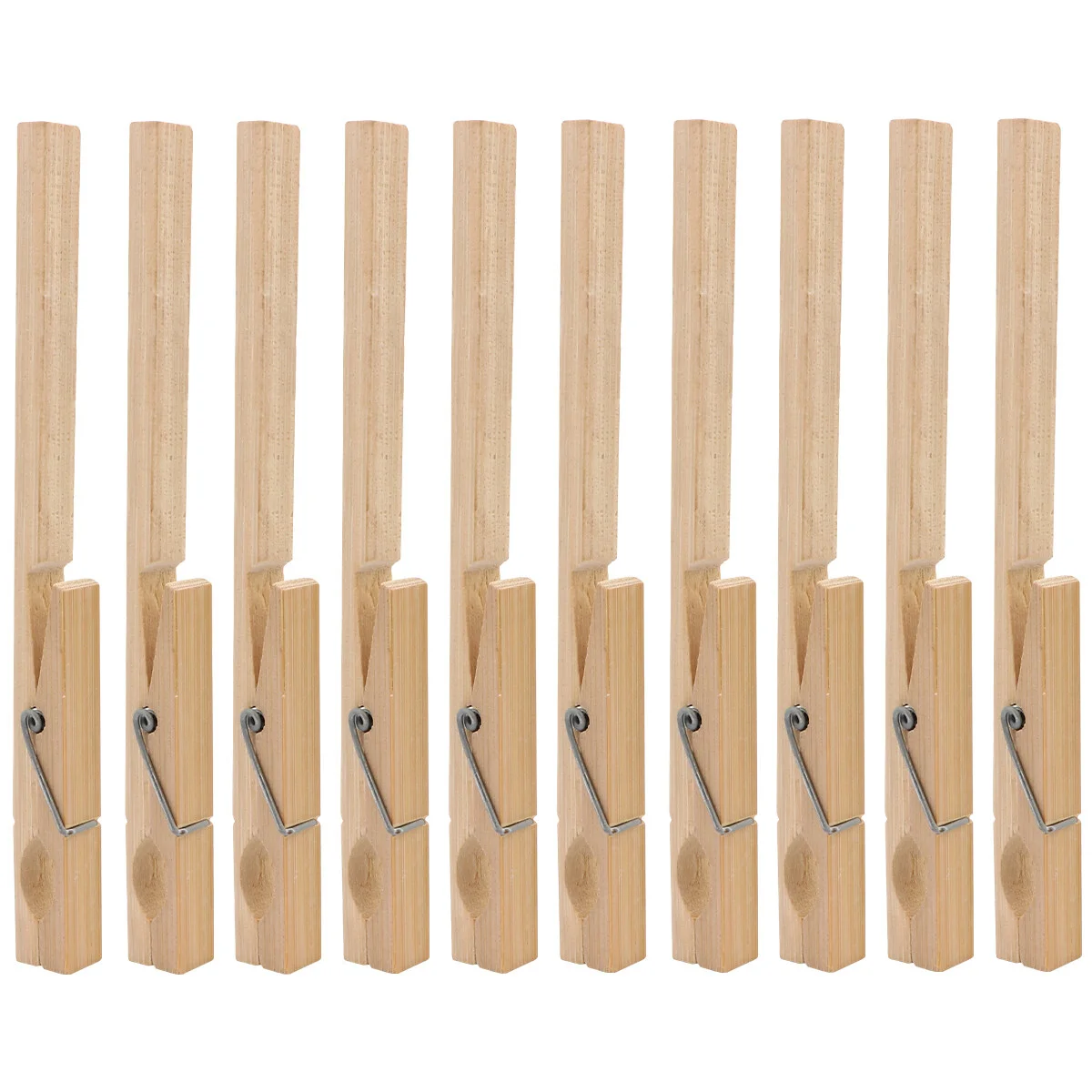 

10pcs Test Tube Clamp Wooden Glass Test Tube Holder Experiment Accessory