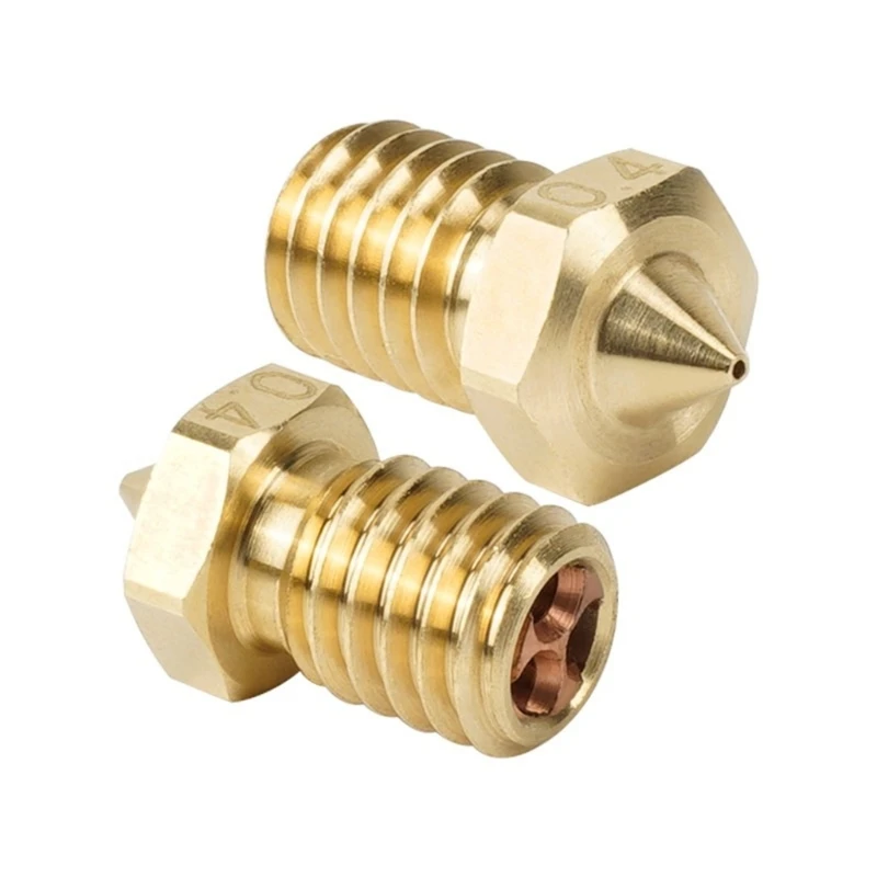 

Clone-CHT Tip Nozzles 0.4mm 0.6 0.8 3D Printer Part Brass Nozzles for E3DV6 1.75mm 3.0mmFilament Brass Double Flow Rate