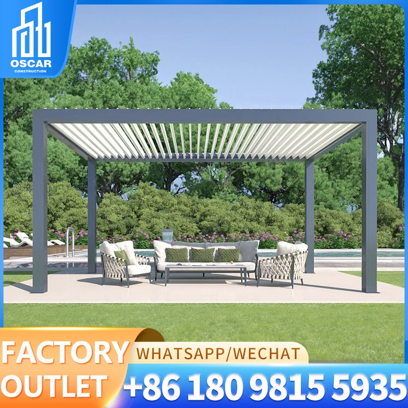 Индивидуальный внешний фонарь для внутреннего дворика покрывающий Алюминиевый