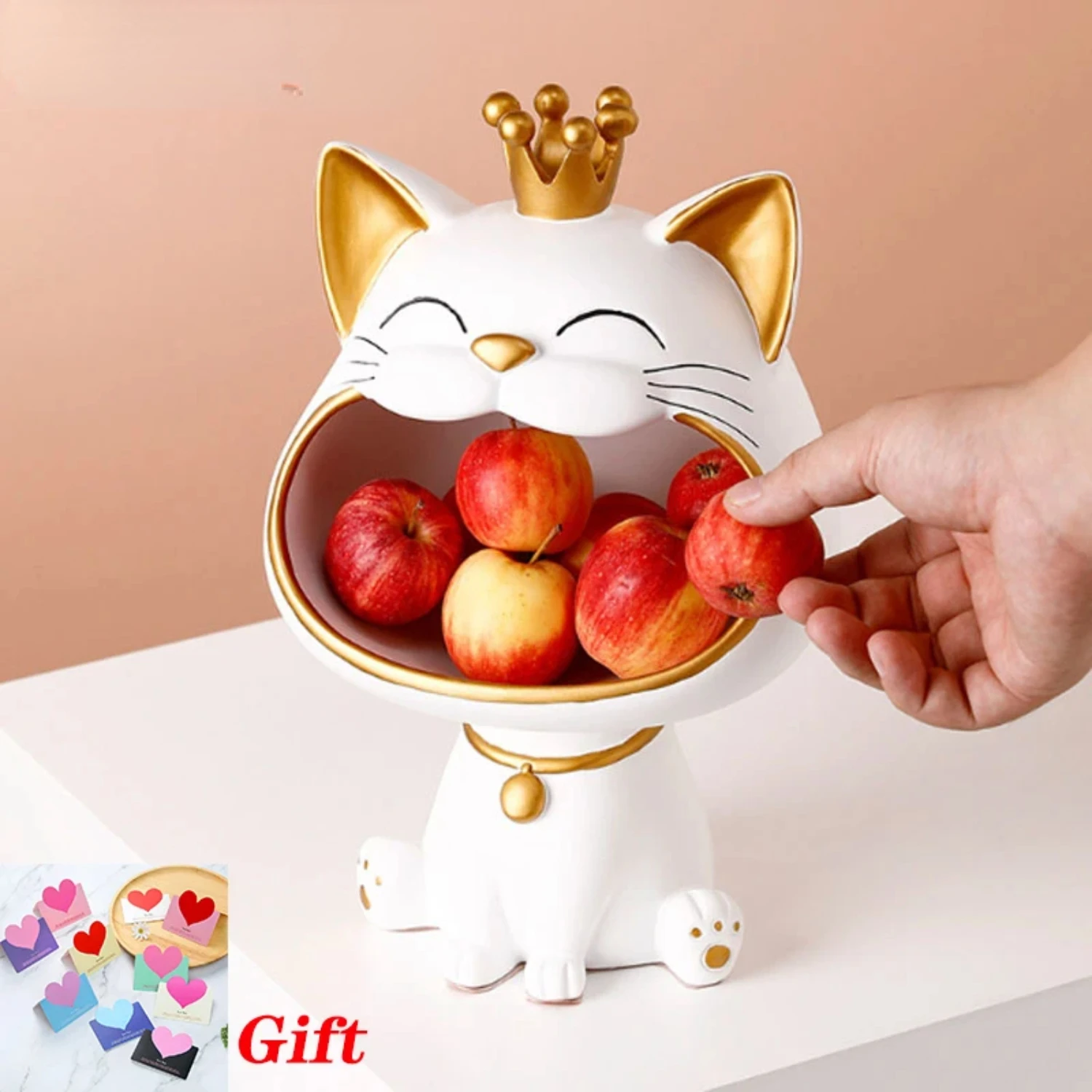 Статуя Lucky Cat скульптура украшение стола миниатюрная фигурка ящик для хранения