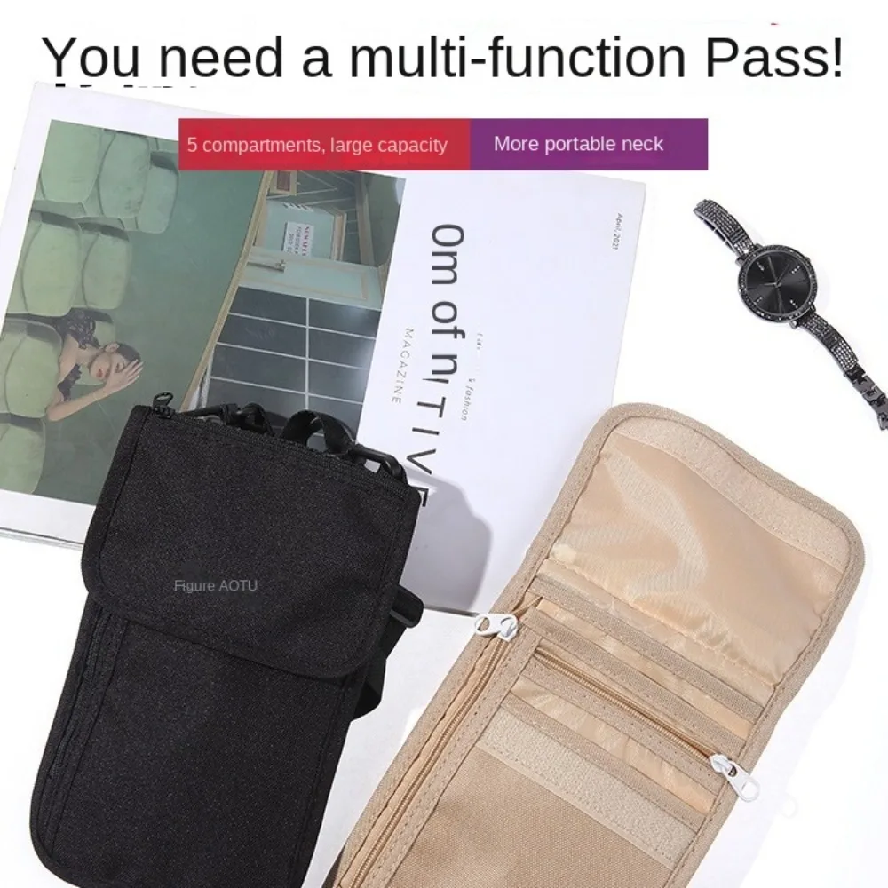 Дорожные аксессуары дорожный кошелек нейлоновый держатель для билетов паспорта