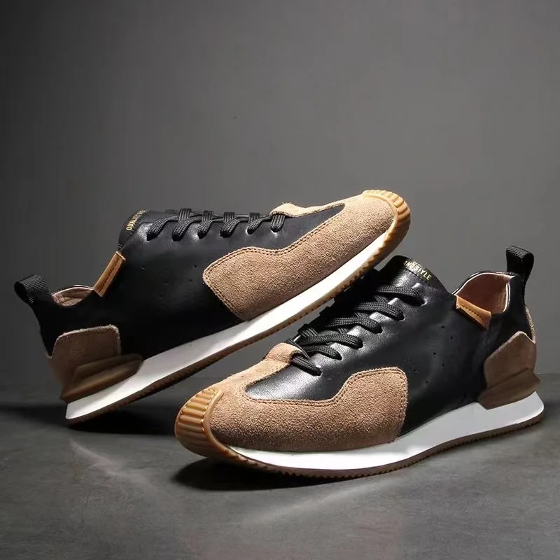 

Новейшие зимние спортивные туфли, обувь на толстой подошве, высокие модные мужские повседневные туфли