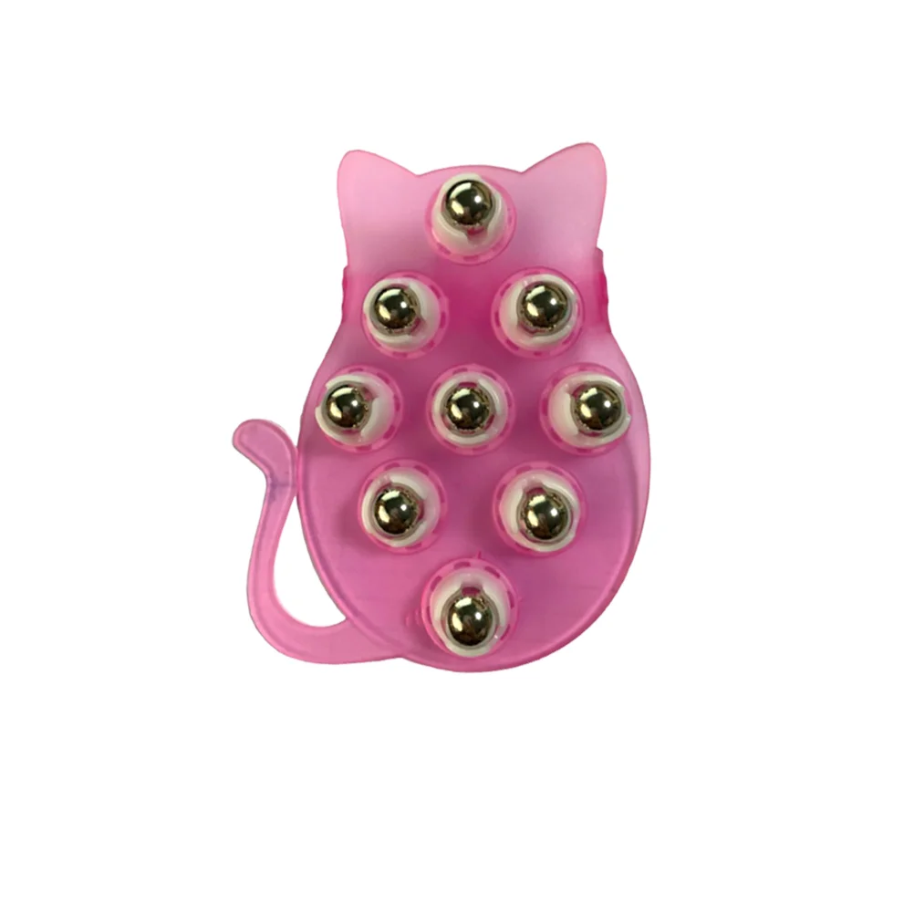 

1Pc Steel Massager Body Accessories Tool Nine-Beads Massager Rolling Massager for Body Neck Back