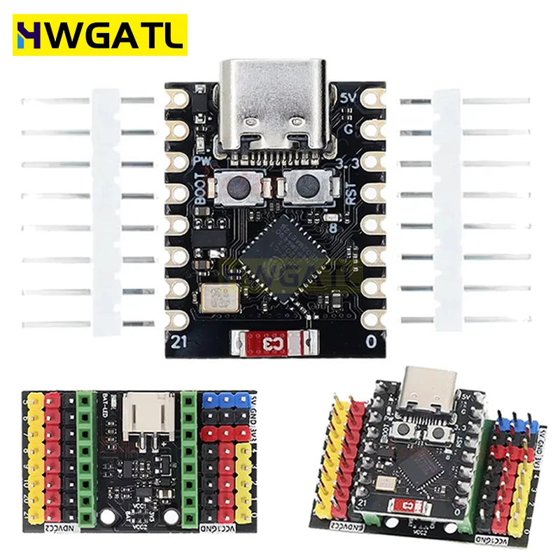 Фото Плата разработки MINI ESP32-C3 Плата разработки SuperMini ESP32-C3 Плата разработки WiFi Bluetooth Плата расширения №1