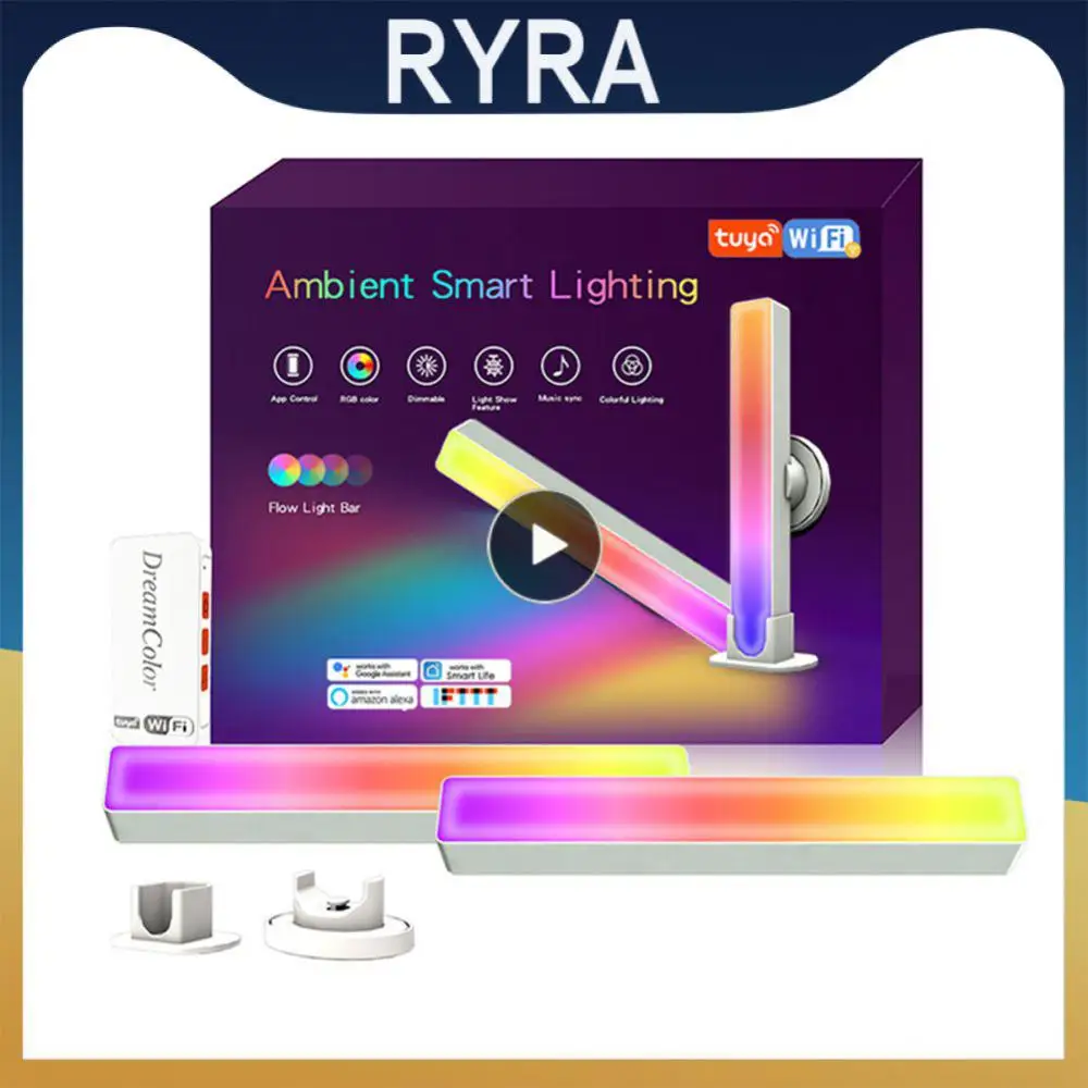 

App Control Mart Ambient Lamp Symphony Music Rhythm Pickup Light Wifi And Desktop Background Atmosphere Light Tuya