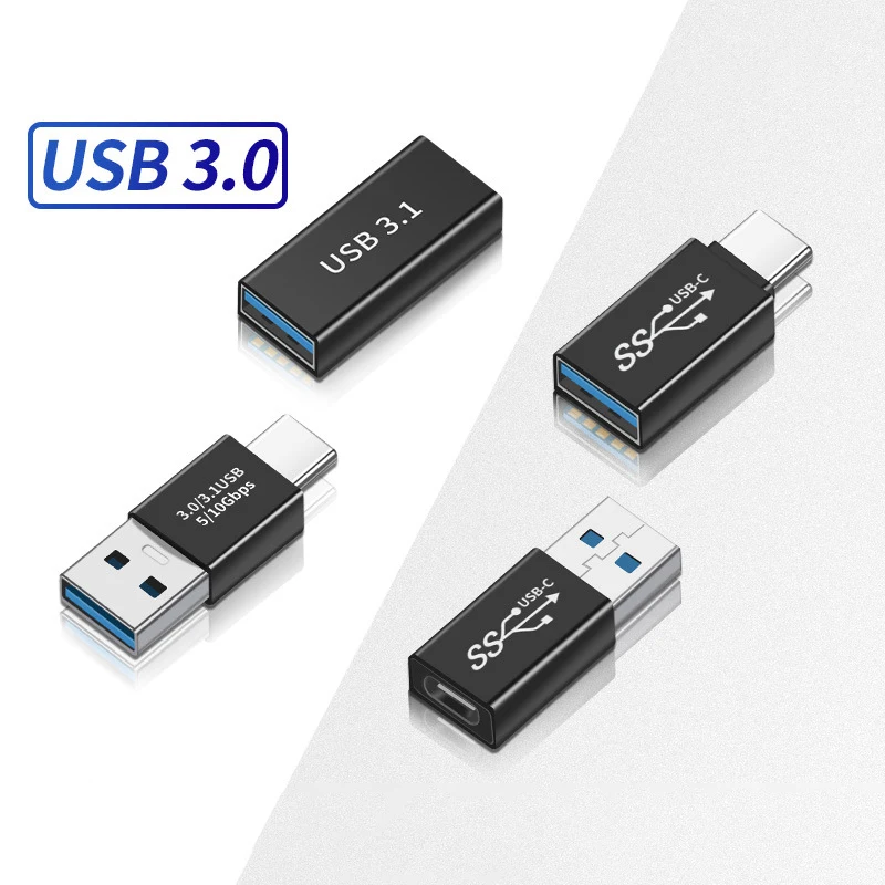 

5V 3A Type-C USB C Male Female to USB3.0 Male Female Plugs Adapter Cable Charging Datas Sync USB 3.1 Type C Converter