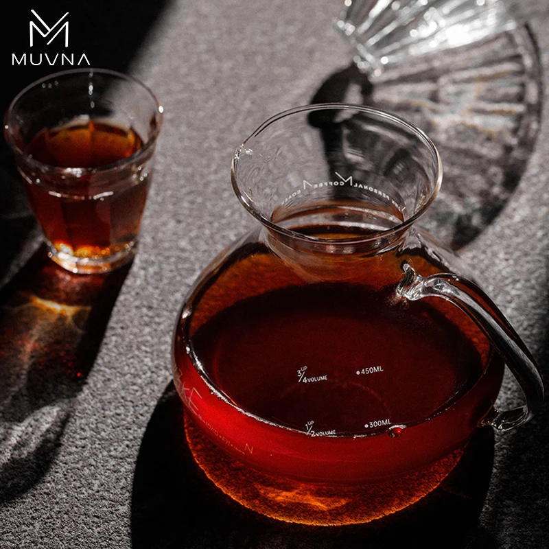 Набор кофеварки MUVNA/высокотемпературное боросиликатное стекло многоразовые