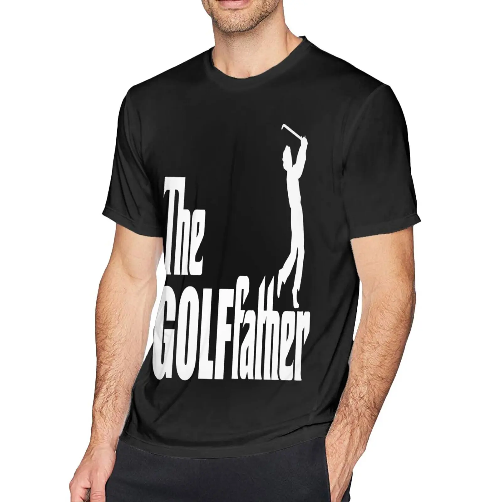 

Футболка Мужская/Женская в стиле Харадзюку, тенниска с принтом папы и отца, одежда для гольфа