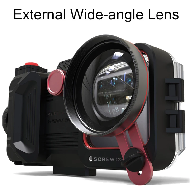 

Профессиональный водонепроницаемый чехол Zair с функцией Bluetooth, чехол для телефона для плавания и дайвинга 5,5-6,7 дюймов, глубина водонепроница...