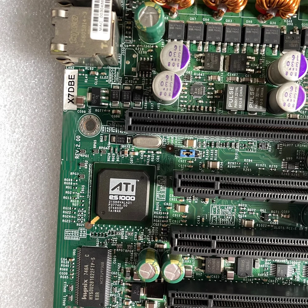 Для Supermicro 771 двухканальная Серверная материнская плата 5000P поддерживает 54 Xeon X7DBE