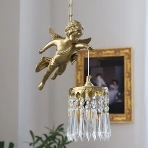 

Подвесной светильник в стиле ретро, люстра в виде шкива, винтажный домашний декор, потолочная лампа