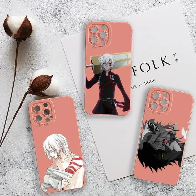 

Anime D Gray Man Allen Phone Case For iPhone 13 12 11 Pro MAX Mini X XS XR 7 8 Plus Camera Lens Liquid Silicone