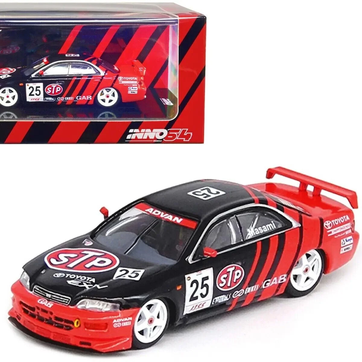 

INNO CORONA EXIV RHD #25 STP ADVAN JTCC 1995 KAGEYAMA 1/64 IN64-E Diecast Model Car Collection Limited Edition Hobby Toys