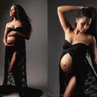 Сексуальные Платья для беременных для фотосессии кружевное платье для беременных реквизит для фотосъемки Платья-макси для беременных женщин одежда