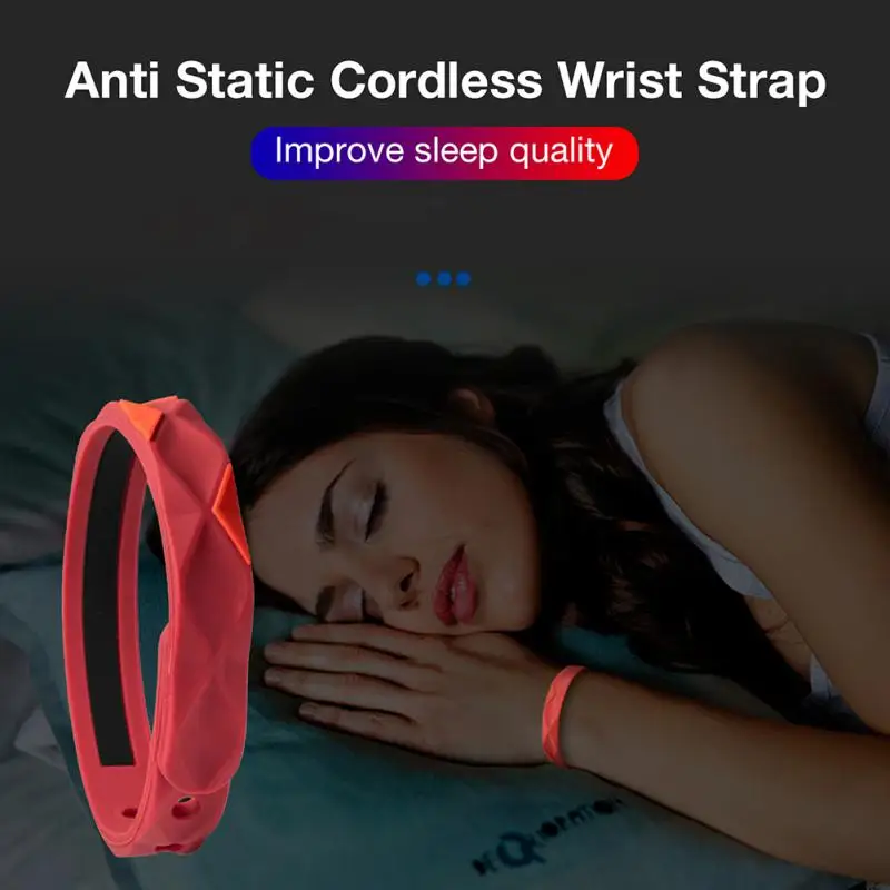 

Electrostatic Eliminator Anti-static Body Electrostatic Releaser Static Remover Wrist Band Wireless Static Elimination Bracelet