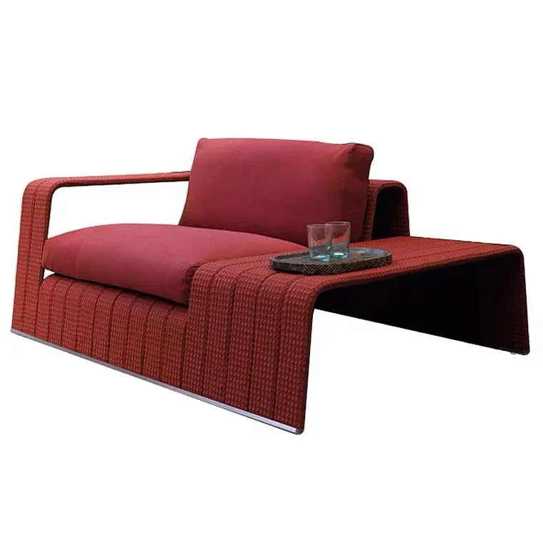 

Уличное террасное кресло, кресло для отдыха, софа для коттеджа, кофейный столик, мебель для отеля, ленивое кресло