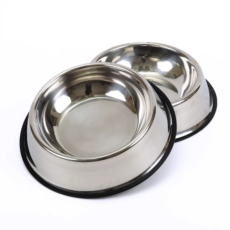 

For Container Food Small Food Dish Large Pet Dog Bottle Water Bowl Stainless Cats Dog Dogs Bowl Feeder Pet Bowl Steel Storage