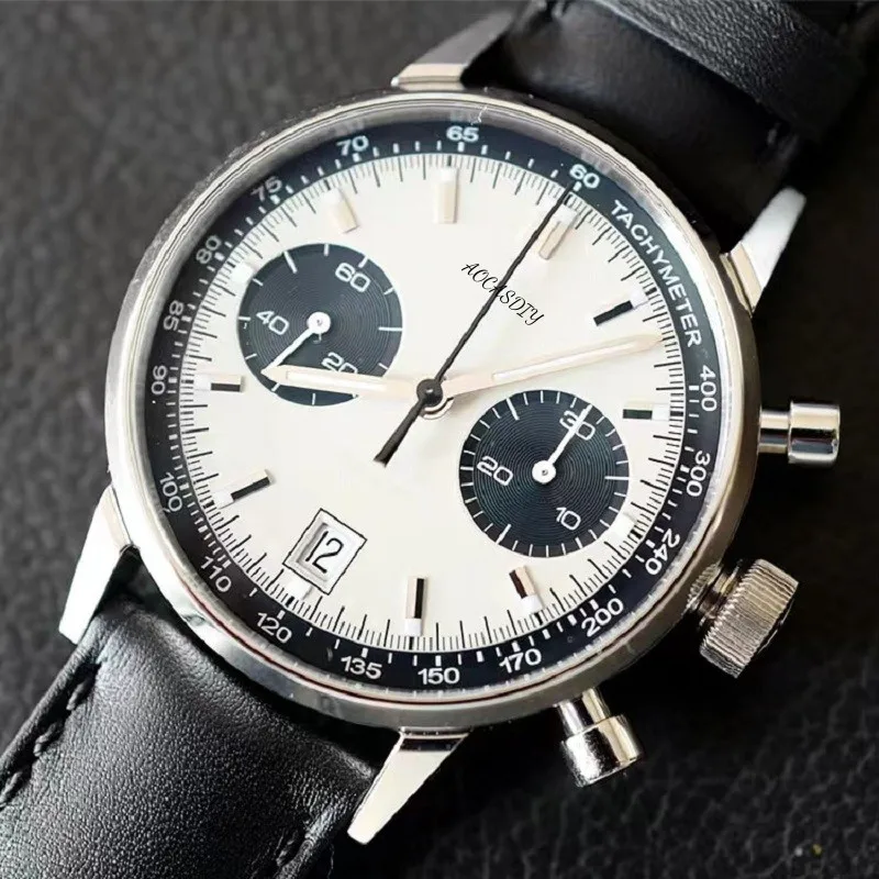 

Panda Eye multifunctional men's watch top luxury fashion retro wrtistwatch waterproof luminous calendar timing watch for men