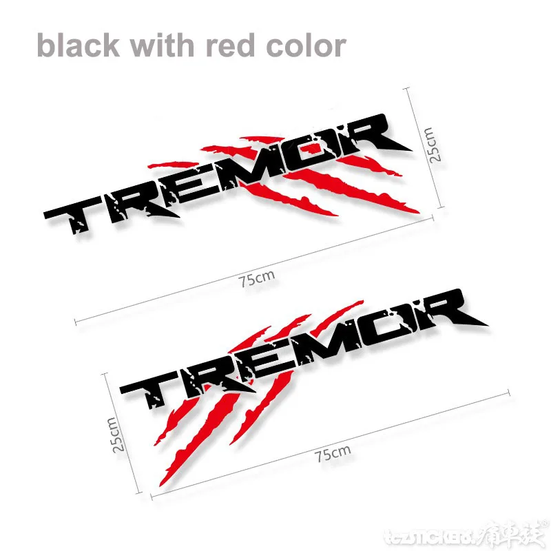 

Наклейки с царапинами в стиле Off Road Raptor подходят для прикроватной тумбочки Ford, виниловая наклейка для Ford F-150 Tremor Ranger F250 F350 Super Duty