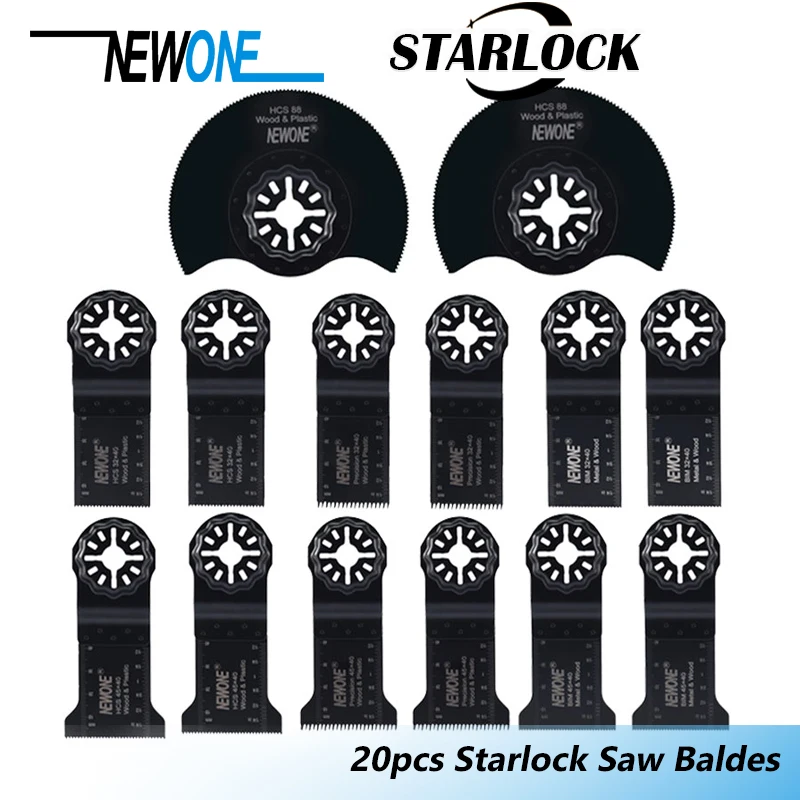 

NEWONE HCS/Япония-зуб/биметаллические лезвия пилы Starlock подходит для многофункционального осциллирующего инструмента для дерева/металла/пласти...