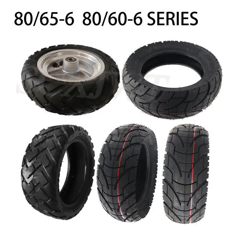 

10x3.0 Tubeless Tyre 80/65-6 and 255x80 Inner Outer Tyre Off-road Tire for Electric Scooter Speedual Grace Zero 10X Kugoo M4