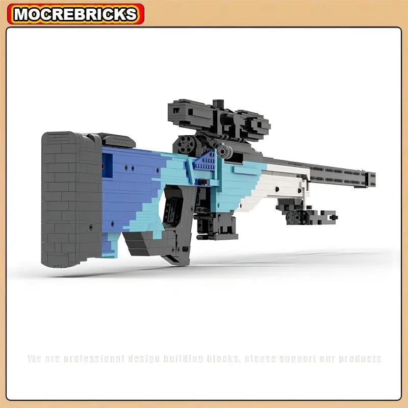 1800 шт. Детский конструктор снайперская винтовка