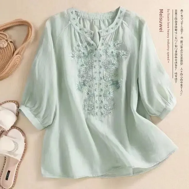 Новая летняя женская рубашка больших размеров однотонная футболка с