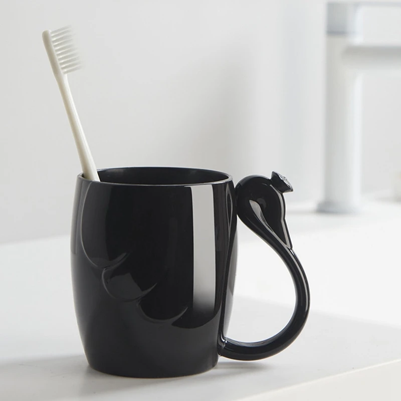 Домашняя креативная пара чашка для чистки рта студенческий лебедь пластиковая