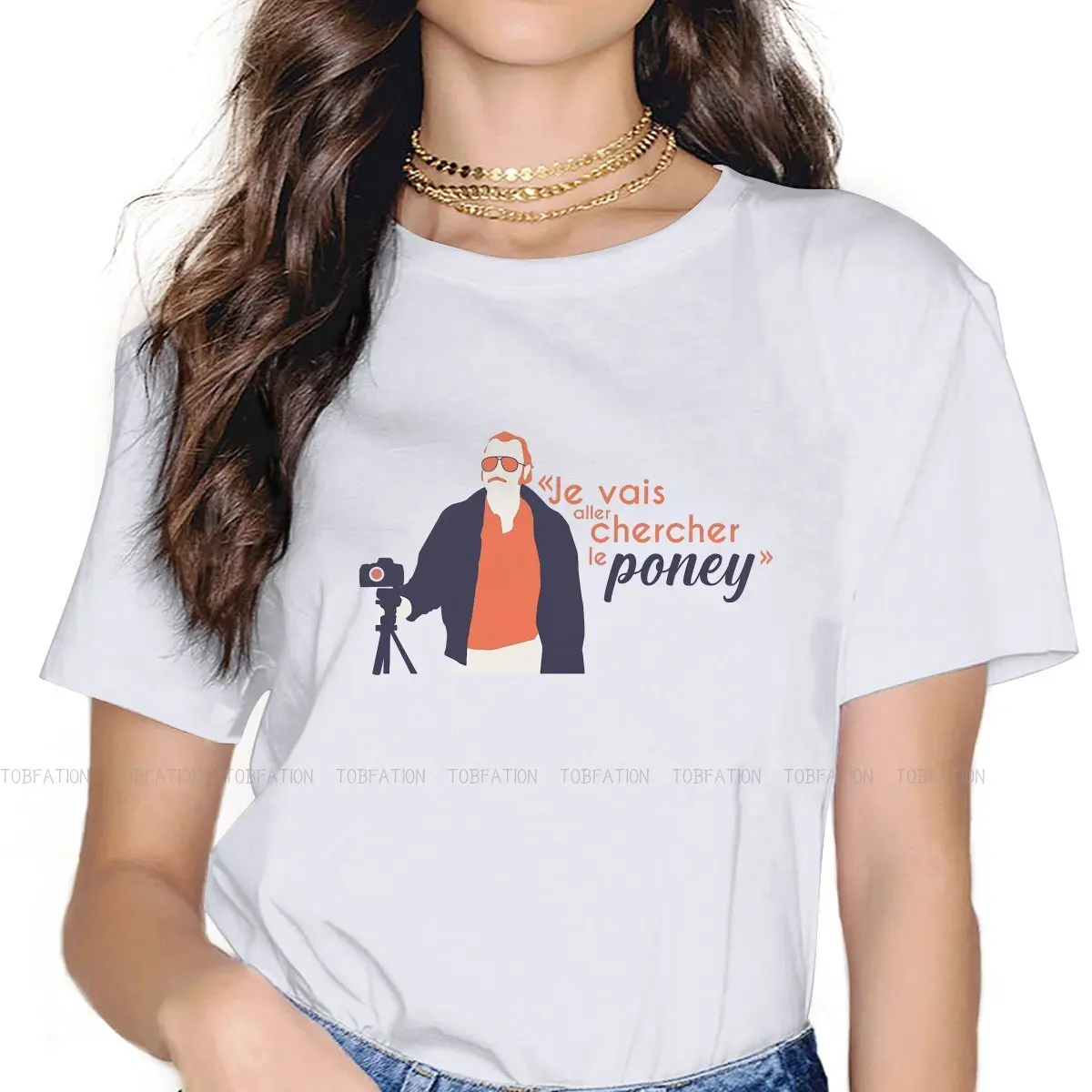 

I'll Go Get The Pony Dikkenek Newest TShirts Kaamelott Female Pure Cotton 5XL T Shirt Round Neck Big Size