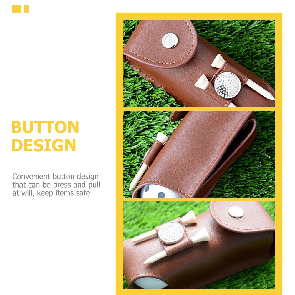 Bag Holder Tee Storage Resistantprofessional Small Case Wear Convenient Compact Use Daily Portable Cowhide Reusable Accessories