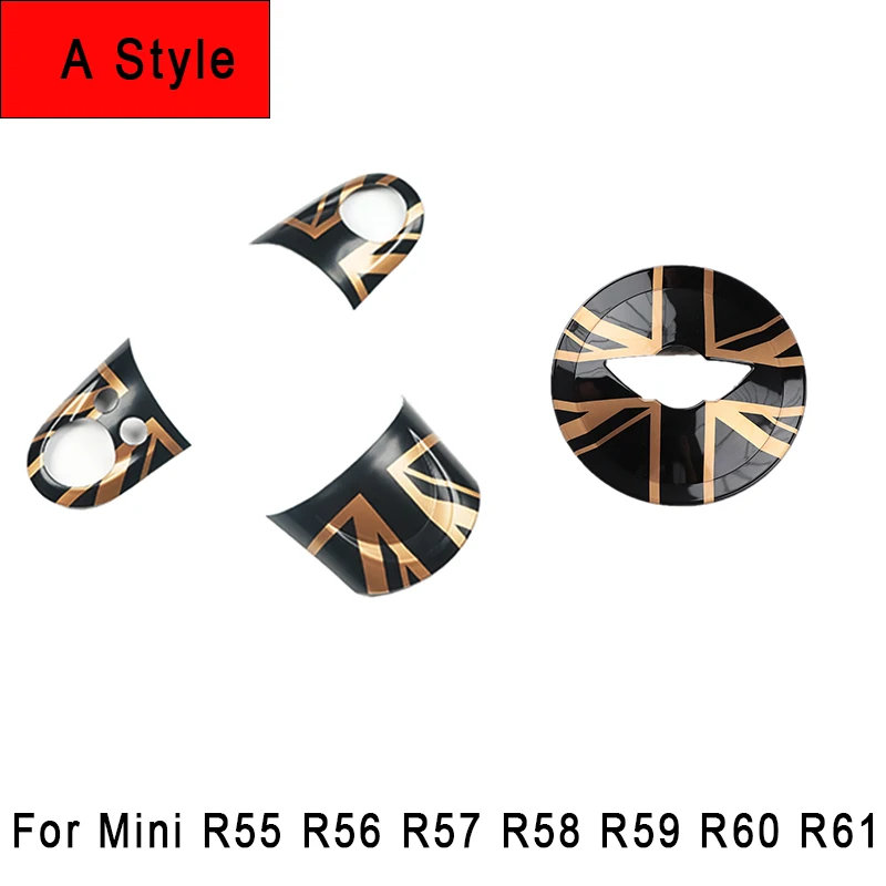 Для Mini R55 R60 Countryman панель рулевого колеса, кнопка, наклейка для Mini Cooper R56 R57 R58 R59, автомобильные аксессуары