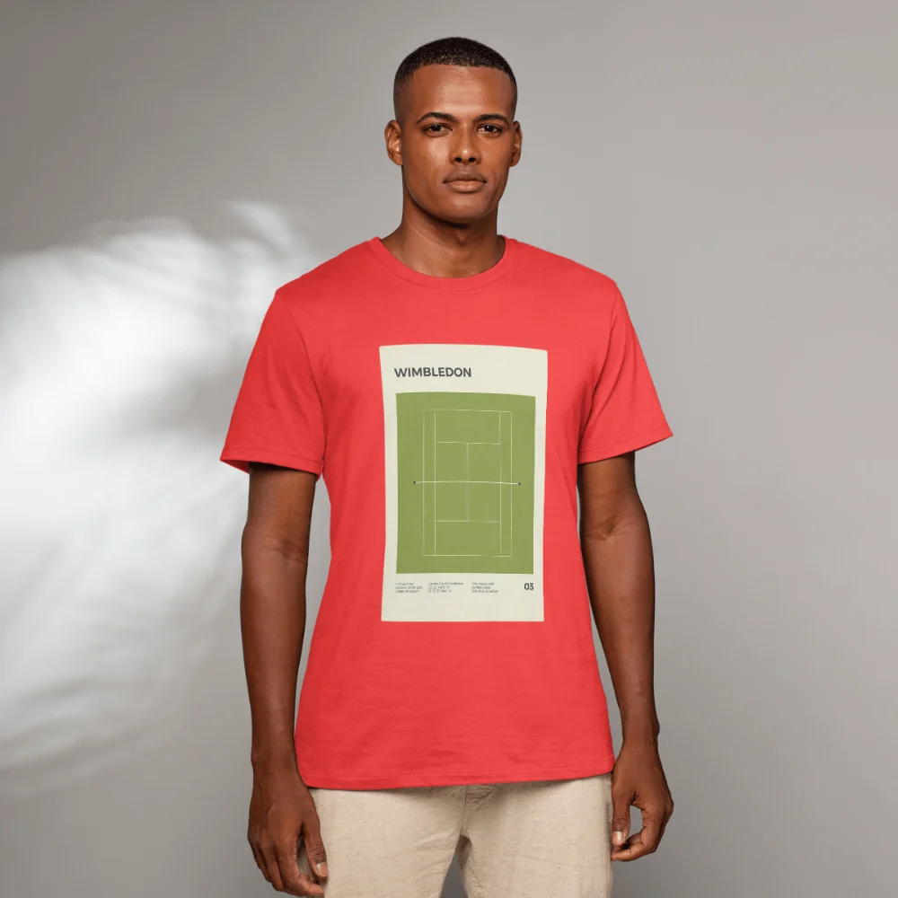 Футболка для теннисной корты Wimbledon-объятия наследия тенниса