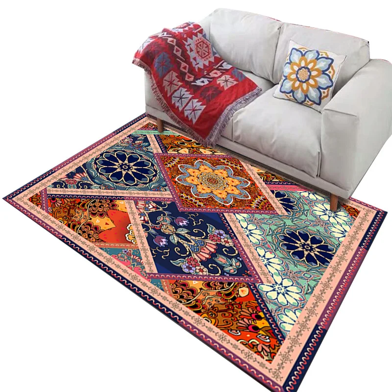 

Moroccan Boheme Carpets For Living Room Home Bedroom Carpet Rug Sofa Coffee Table Floor Mat Study Room Area Rugs Kids Mat Tapis