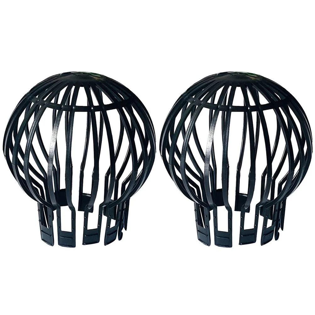 

2 Pcs Sink Filter Strainer Floor Drain Anti-Blocking Mesh Cover Leaf Filters Round Gutter Screens Leaves Plastic Guards