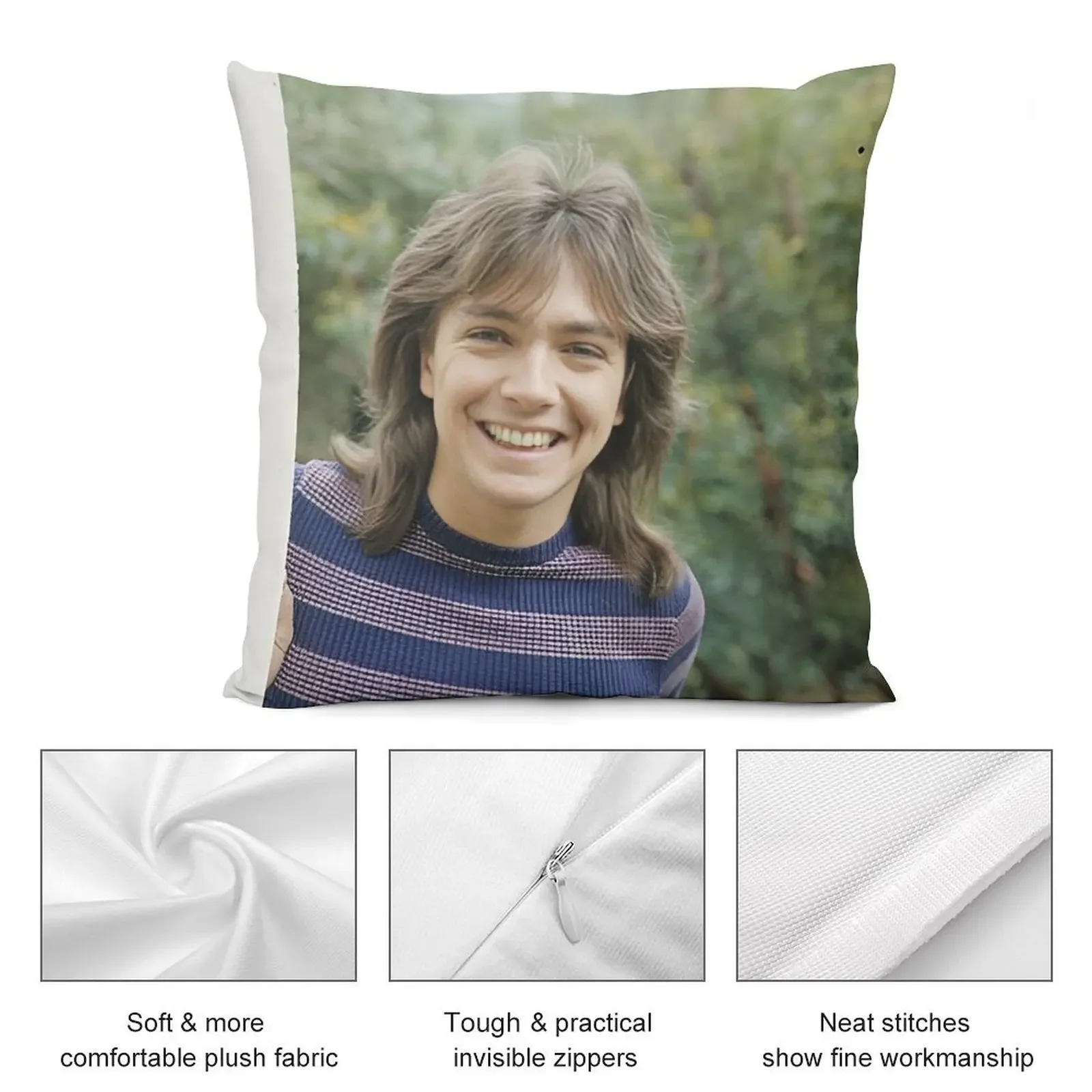 Дэвид Кассиди милая улыбка декоративная подушка чехол для дивана роскошные