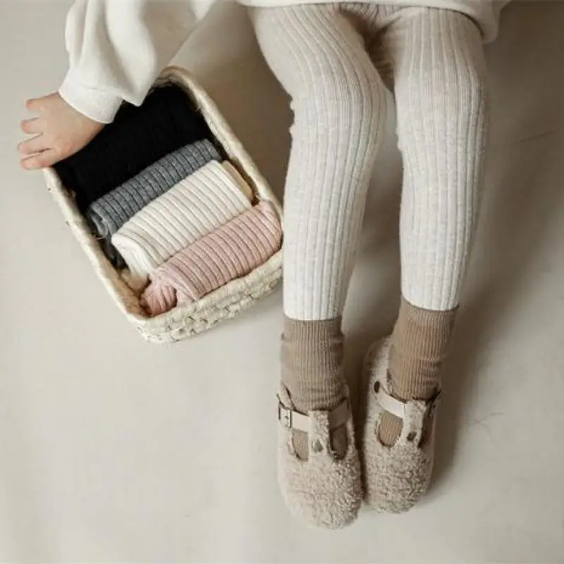 

Trousers Toddler Long Baby Pants Solid Pants Kids Soft Pants Casual Leggings Girls Ribbed Girl Cotton Girls Comfortable Children