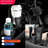 Car Water Bottle food tray  Car Multifunctional Cup Holder Drinking Bottle Large Space Storage Rotatable Car stand Accessories