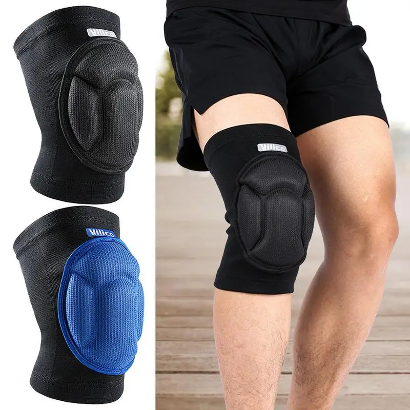 

Наколенники мужские амортизирующие, высокоэластичные спортивные накладки на колено для занятий спортом на открытом воздухе, теннисом, велоспортом, бегом