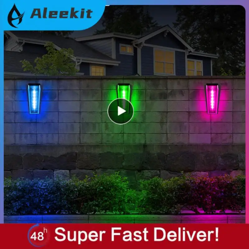 

Solar Solar Lamps Outdoor Wall Lamp Solar Led Waterproof Solar Led Light Landscape Balcony Decor For Fence Balcony Walkway