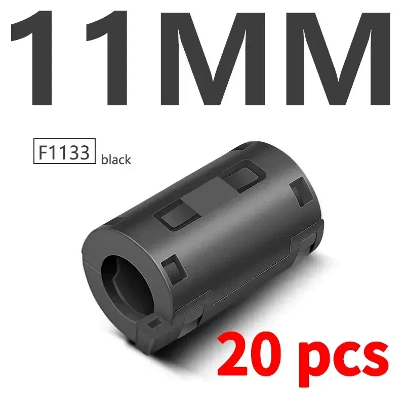 Зажимы для кабелей EMI RFI, 20 шт., 3.5/5/7/9 мм