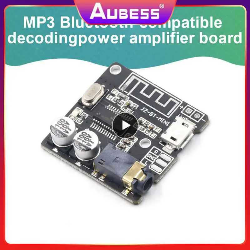 

Audio Receiver Board Stereo bluetooth-compatible Lossless Decoder Board Mp3 Wireless Music Module Vhm-314 Led Indicator 3.7-5v