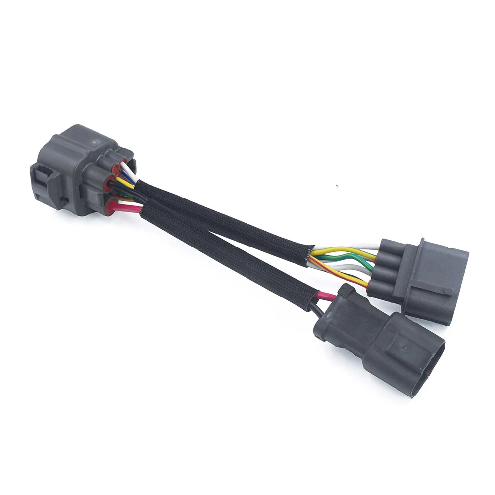 OBDII OBD 2 OBD2 16-контактный ELM327 штекер-двойной гнездо Y-образный разветвитель