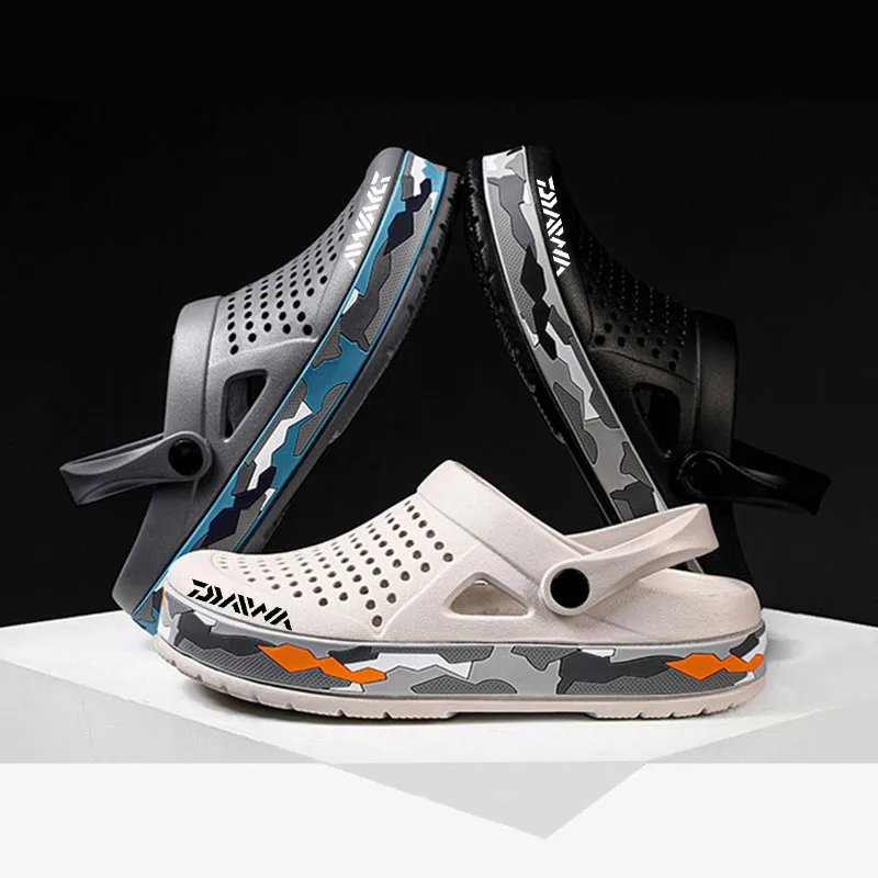 

Повседневная мужская обувь Daiwa для спорта на открытом воздухе, не скользящая износостойкая летняя пляжная обувь, дышащая ткань