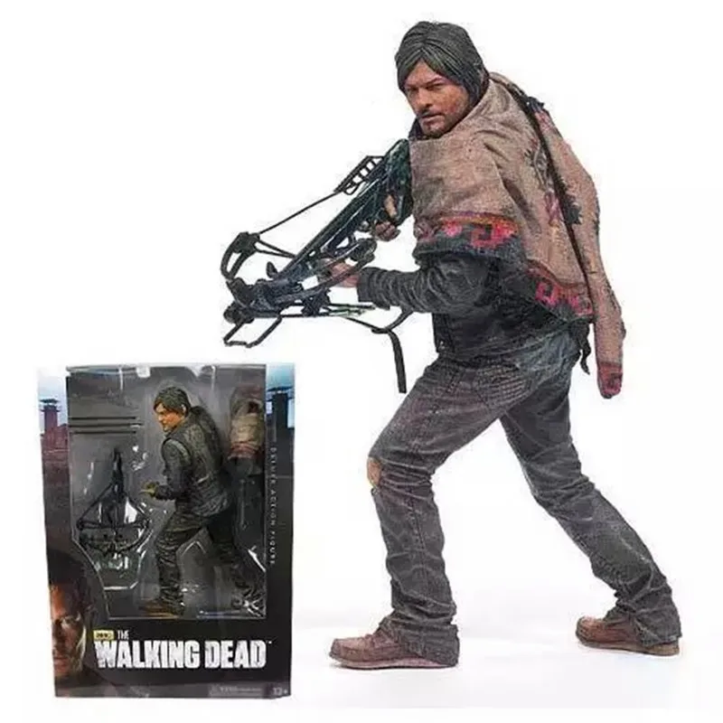 

Action Figure Neca The Walking Dead Daryl Dixon 10-Inch Daryl Crossbow Male Crossbow Male Collection Toy Model Gifts 25cm