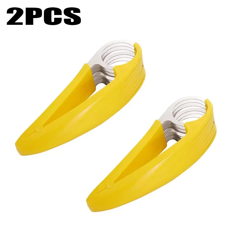 

2023New Accessories Banana Slicer Fruit Vegetable Sausage Slicer Stainless Steel Banana Cutter Cooking Tools Salad Sundaes Tools