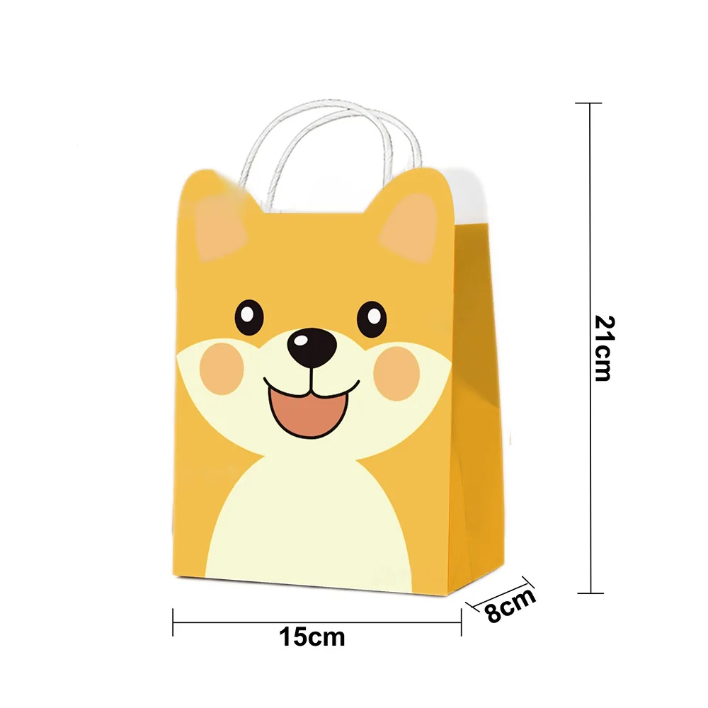 

Бумажные сумки с героями мультфильмов 6/12/24/30 шт.