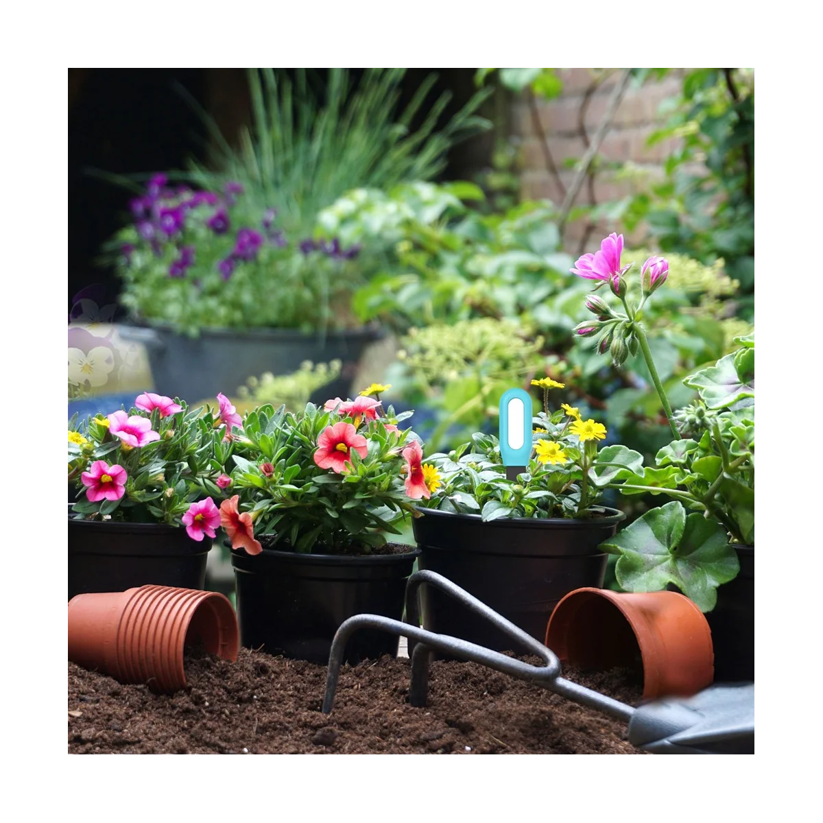 

Беспроводной измеритель влажности почвы Tuya BT 2 в 1, прибор для измерения температуры и влажности почвы в горшках, 2 шт.