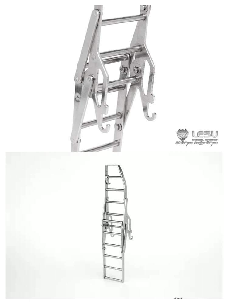 Фото Маленькая лестница-платформа с глиняной головкой U-Bucket Ladder LS-A0008-B, модификация для радиоуправляемых моделей Tamiya 1/14, аксессуар для DIY-модификации тележки/корзины №2
