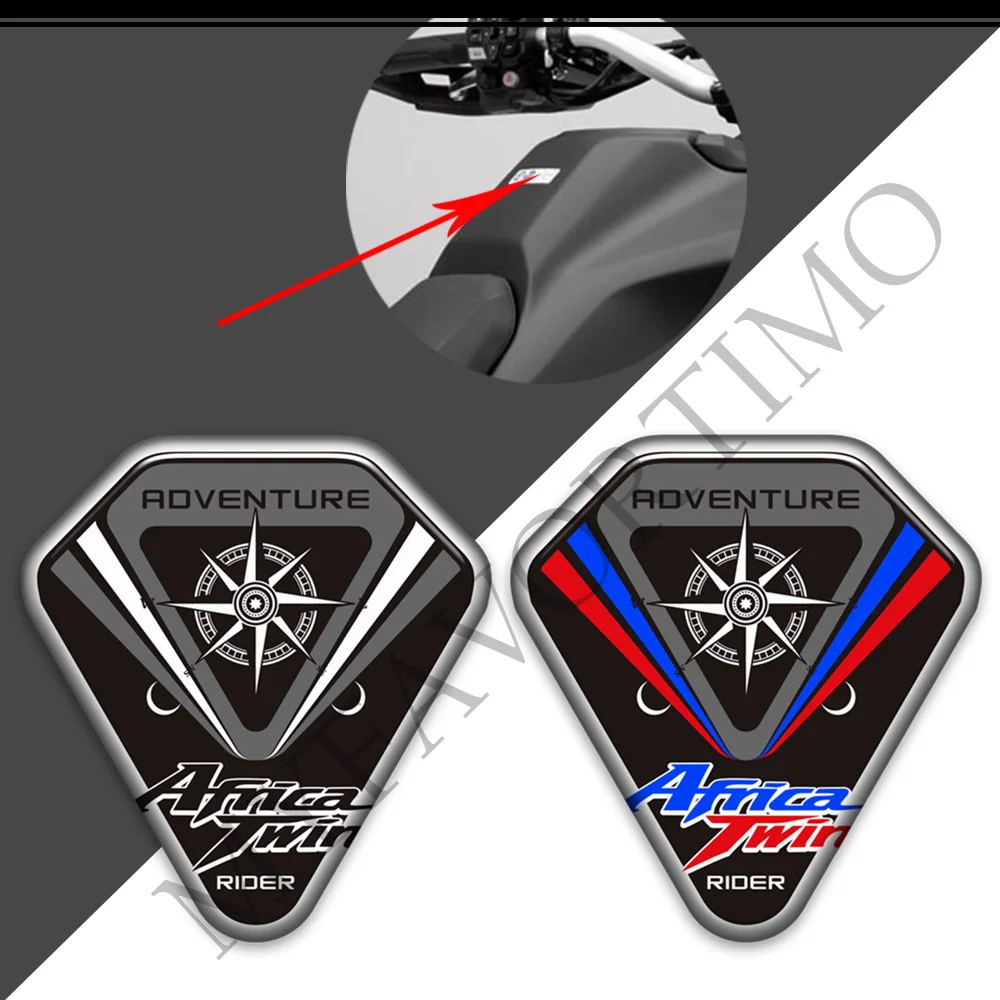 Фото Для Honda AfricaTwin Africa Twin CRF1000L CRF 1000 1100 L 1100L Накладка на бак Газ Мазут Комплект коленного багажника Наклейки на лобовое стекло №4