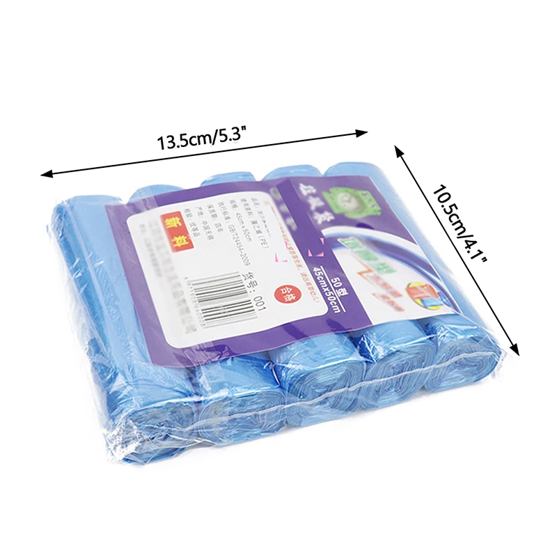 5 рулонов 1 упаковка 100 шт. одноразовые мешки для мусора